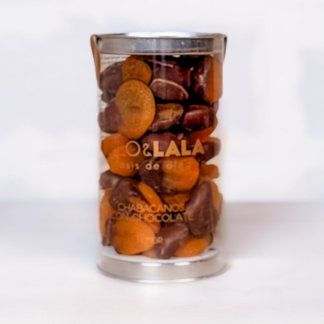 Chocolate con chabacano artesanal 350g | Paola Flores y Casa