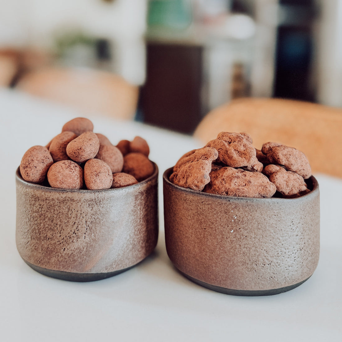 Macadamias con cocoa