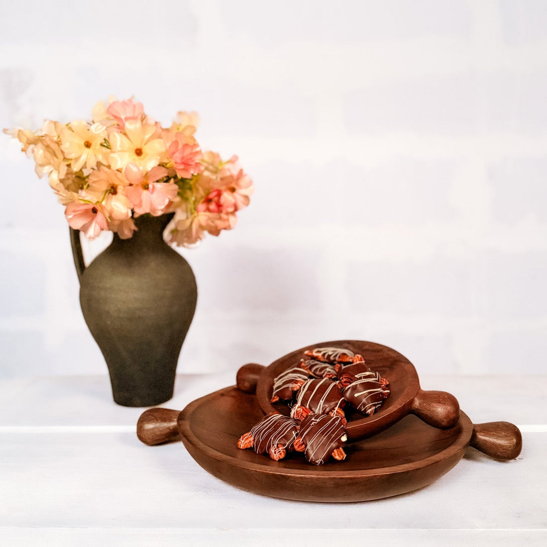 Tortugas de chocolate con caramelo y nuez 350g | Paola Flores y Casa