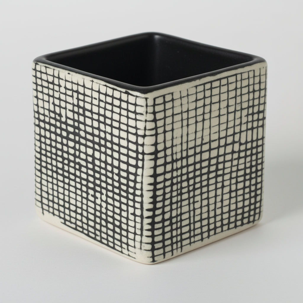 Maceta Cuadricula