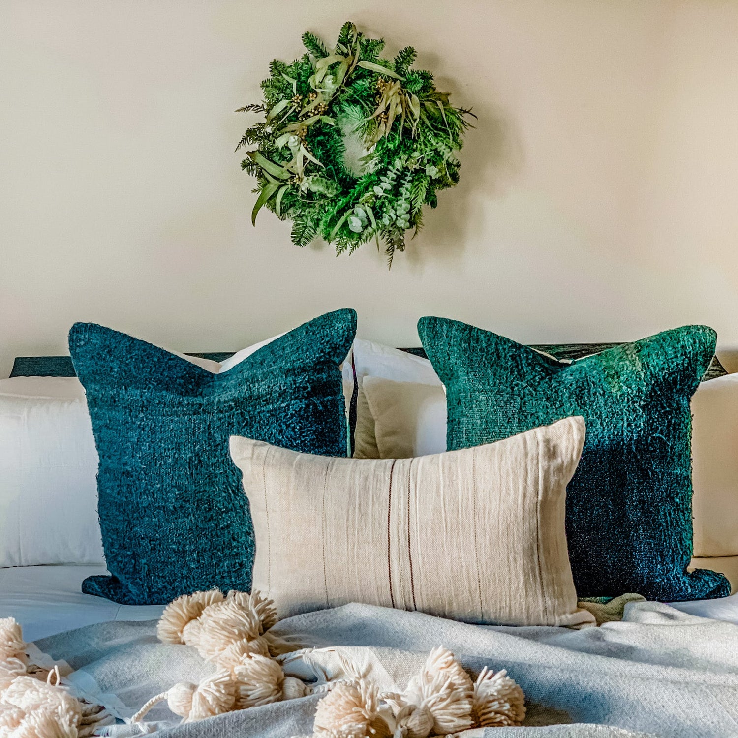 Corona del bosque para puerta